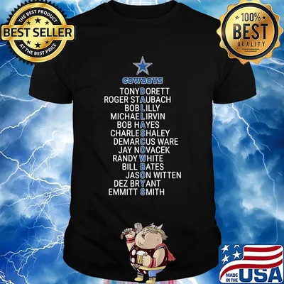 Dallas cowboys tony dorsett roger staubach bob lilly michael irvin bob hayes charles haley shirt