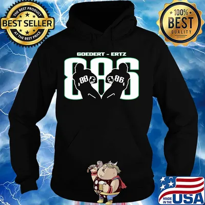 Dallas goedert 88 and zach ertz 86 Philadelphia Eagles football s Hoodie