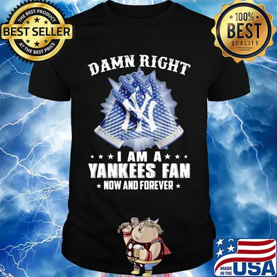 Damn right I am a new york yankees fan now and forever stars shirt