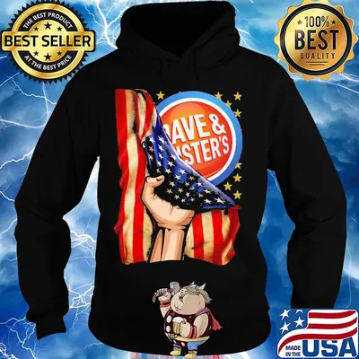Dave and busters american flag independence day s Hoodie