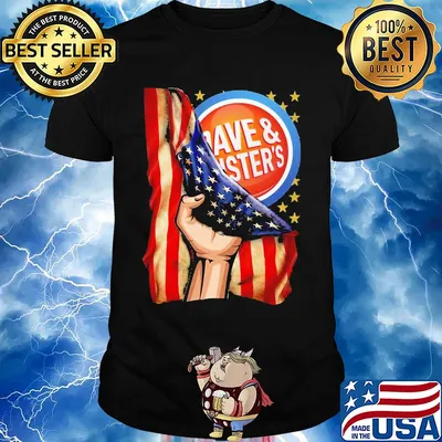 Dave and busters american flag independence day shirt