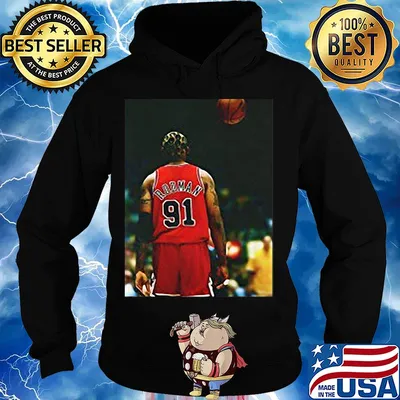 Dennis rodman chicago bulls player basketball s Hoodie