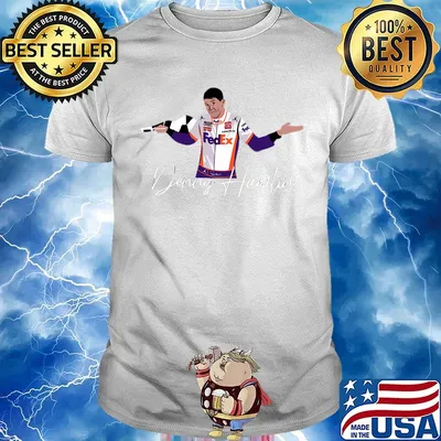 Denny Hamlin FedEx signature shirt