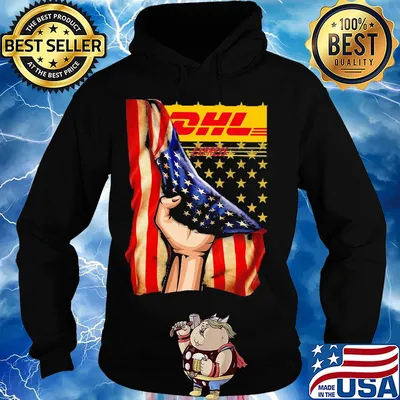 Dhl express american flag independence day s Hoodie