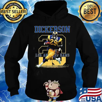Dickerson 28 los angeles rams team football player s Hoodie