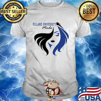 Dillard university made girl shirt