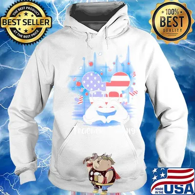 Disney mickey mouse teacher strong american flag independence day s Hoodie
