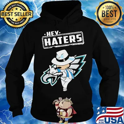 Disney mickey mousehey haters philadelphia eagles football s Hoodie