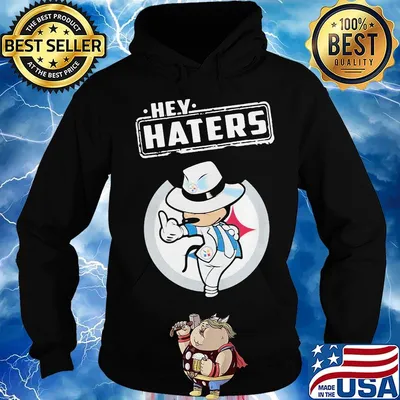 Disney mickey mousehey haters pittsburgh steelers football s Hoodie