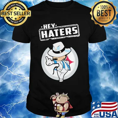 Disney mickey mousehey haters pittsburgh steelers football shirt