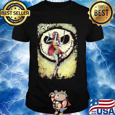 Disney nightmare jack and sally skellington shirt