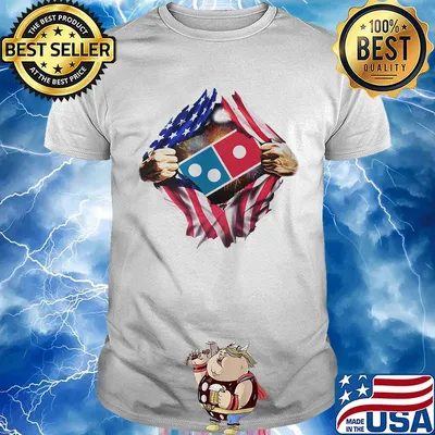 Domino American flag independence day shirt
