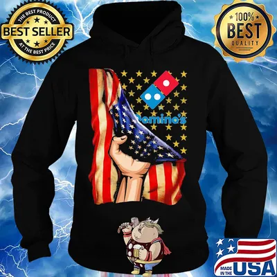 Domino's american flag independence day s Hoodie
