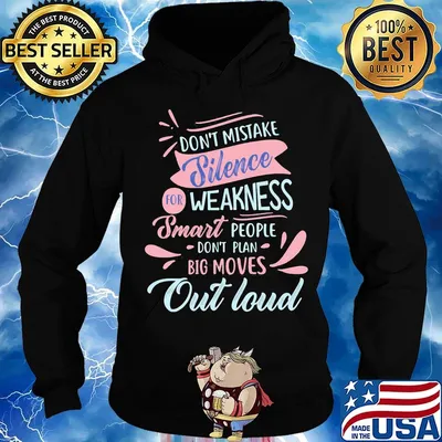 Don't mistake for weakness smart people don't plan big moves out loud shirtit's a good day to read to book s Hoodie