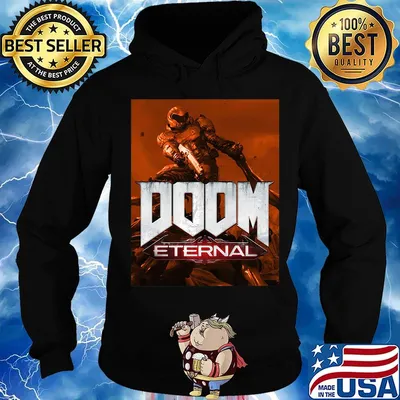 Doom eternal gameplay poster s Hoodie