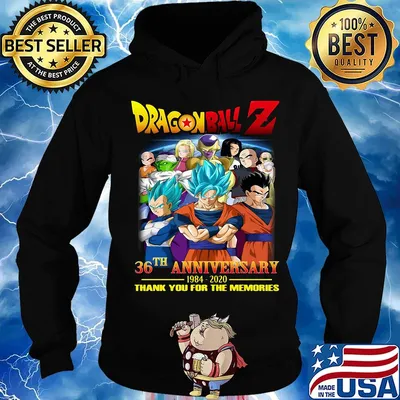 Dragon ball 7 36th anniversary 1984 2020 thank you for the memories s Hoodie