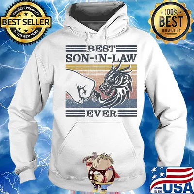 Dragon best son-in-law ever vintage retro s Hoodie