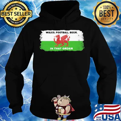 Dragon wales football beer in that order s Hoodie