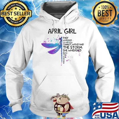 Dragonfly april girl they whispered to her you cannot withstand the storm she whispered back i am the storm s Hoodie