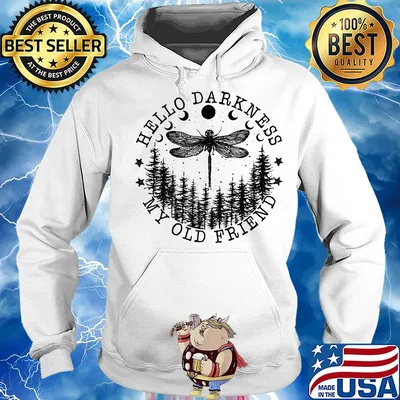 Dragonfly hello darkness my old friend tree s Hoodie