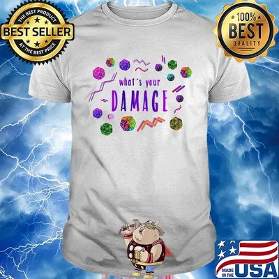 Dungeon game what is your damage shirt