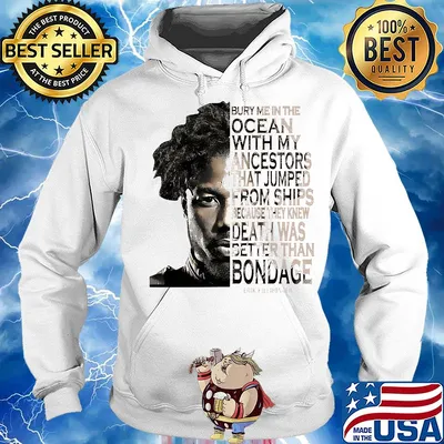 Erik killmonger bury me in the ocean with my ancestors that jumped from the ships s Hoodie