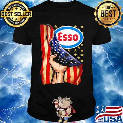 Esso american flag independence day shirt