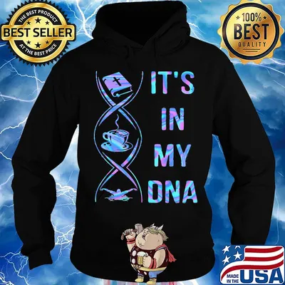 Faith coffee swimming it's in my dna Hoodie