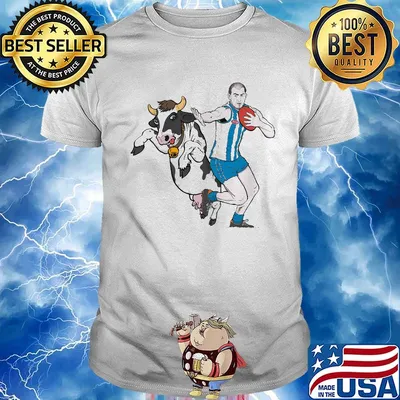 Farm hero cow and football player shirt