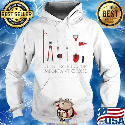 Farmer life is full of important choice s Hoodie