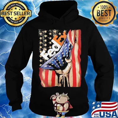 Fedex american flag happy independence day s Hoodie