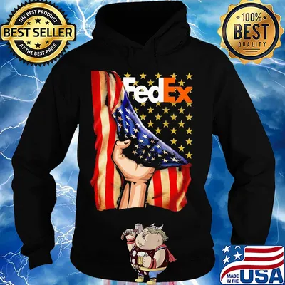 Fedex american flag independence day s Hoodie