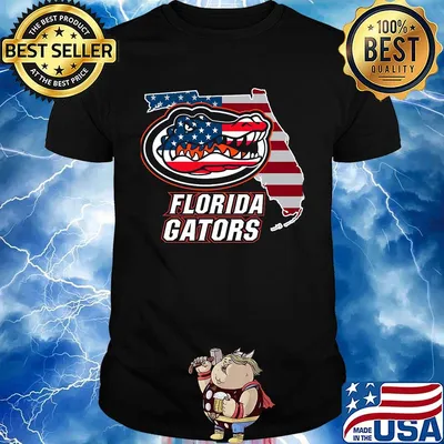 Florida gators american flag independence day shirt