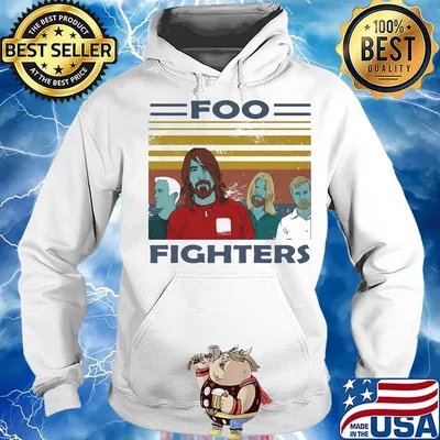 Foo fighters vintage retro s Hoodie