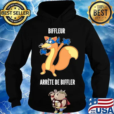 Fox bifflueur arrete de bifffler s Hoodie