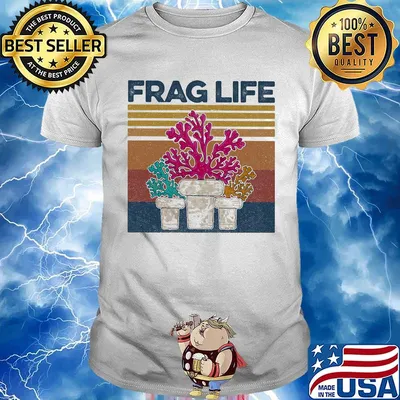 Frag Life Aquarium Vintage Retro Shirt