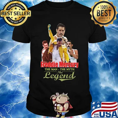 Freddie mercury the man the myth the legend thank you for the memories shirt