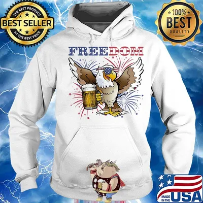 Freedom Eagle America 14th Of July Independence Day Shirt Hoodie