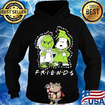 Friends grinch and snoopy s Hoodie