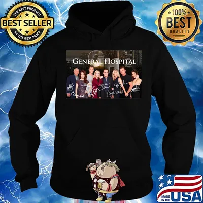 General hospital characters signatures poster s Hoodie