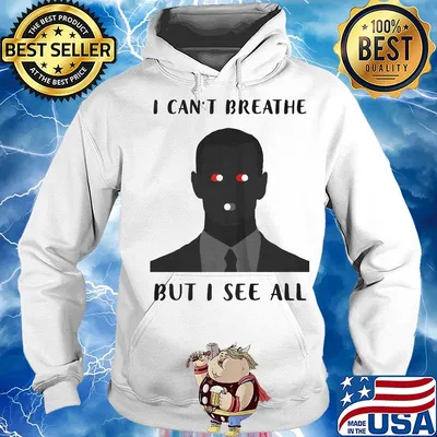 George floyd I can't breathe but I see all s Hoodie