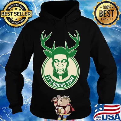 Giannis antetokounmpo it's buck's time s Hoodie
