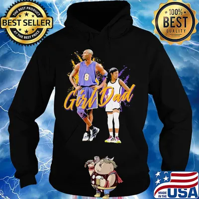 Girl dad kobe gigi bryant basketball legend dad and daughter father's day s Hoodie