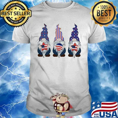 Gnomes america happy 4th july independence day shirt