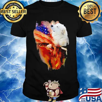 Great Pyrenees American Wings Independence Day Shirt