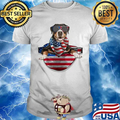 Greater swiss mountain waist pack american flag independence day shirt