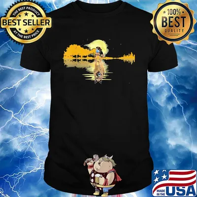 Guitar Lake Shadow Moon Shirt