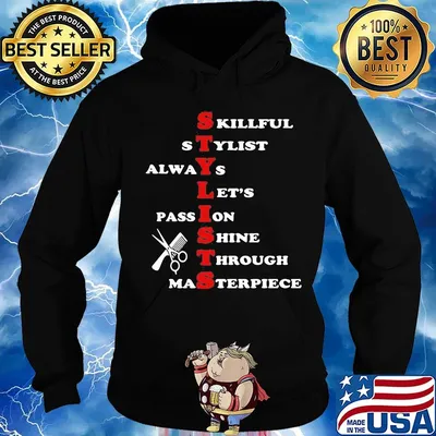 Hair stylists skillful stylist always let's passion shine through masterpiece s Hoodie