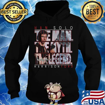 Han solo harrison ford the man the myth the legends signature s Hoodie
