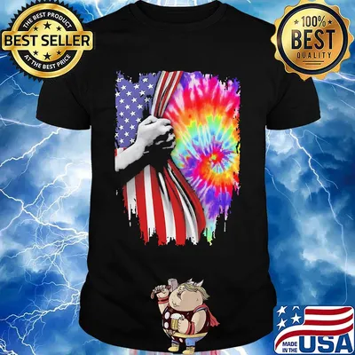 HAND BLACK LIVES MATTER AMERICAN FLAG COLOR SHIRT